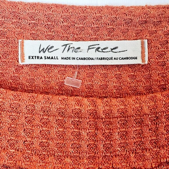 We the Free, Free People, North Shore Thermal Tunic Top, Coral, S - Picture 7 of 9